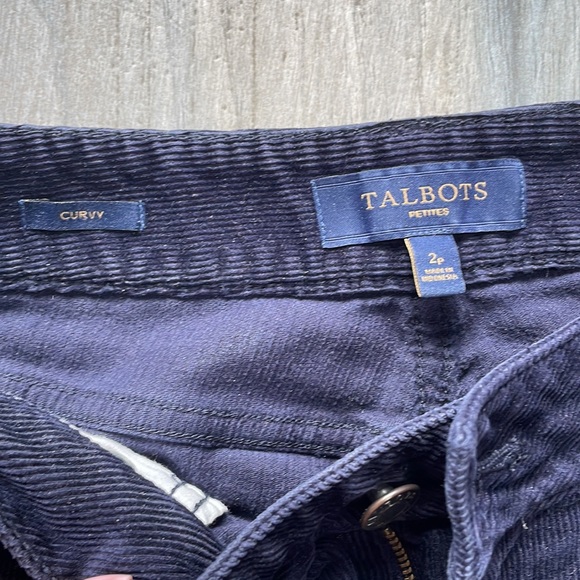 Talbots Navy Cords 2P - Picture 2 of 5